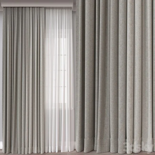 Curtain A876 3dsMax Model