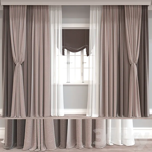 Curtain A894 3ds Max