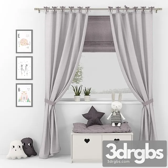 Curtain And Decor 12 3dsmax Download