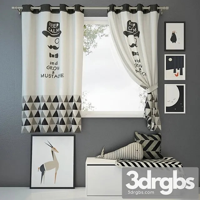 Curtain And Decor 2 3dsmax Download