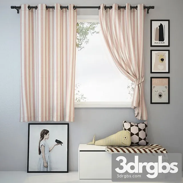 Curtain And Decor 3 3dsmax Download