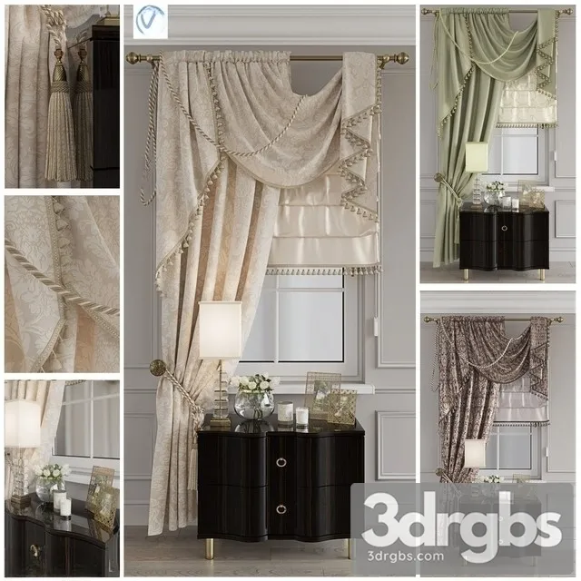 Curtain Blind Classic 01 3dsmax Download