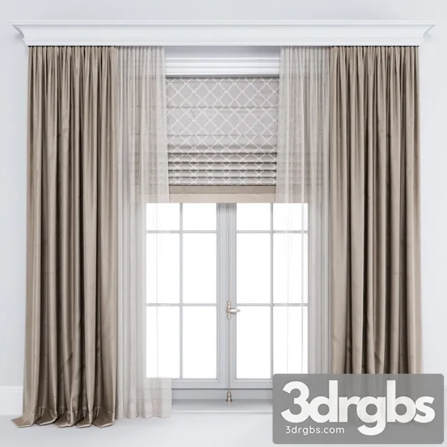 Curtain Brown 3dsmax Download