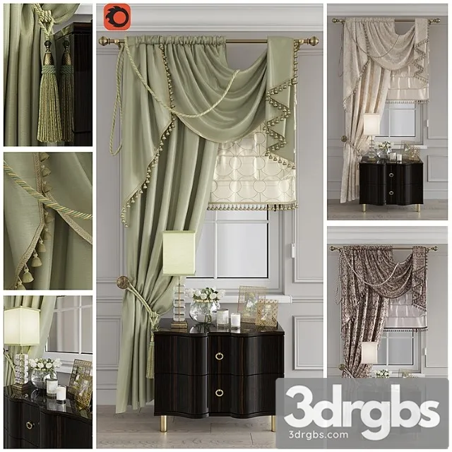 Curtain Classic 1 Crown 1 3dsmax Download