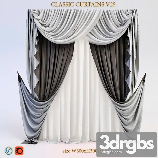 Curtain Classic B25 3dsmax Download