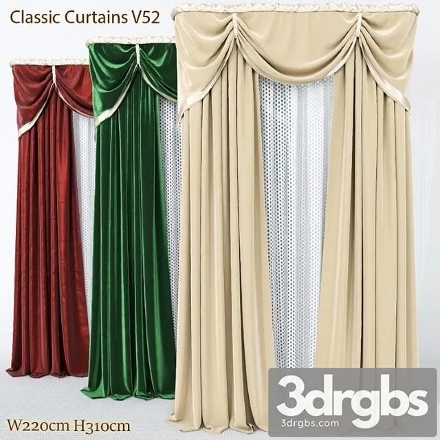 Curtain Classic B52 3dsmax Download