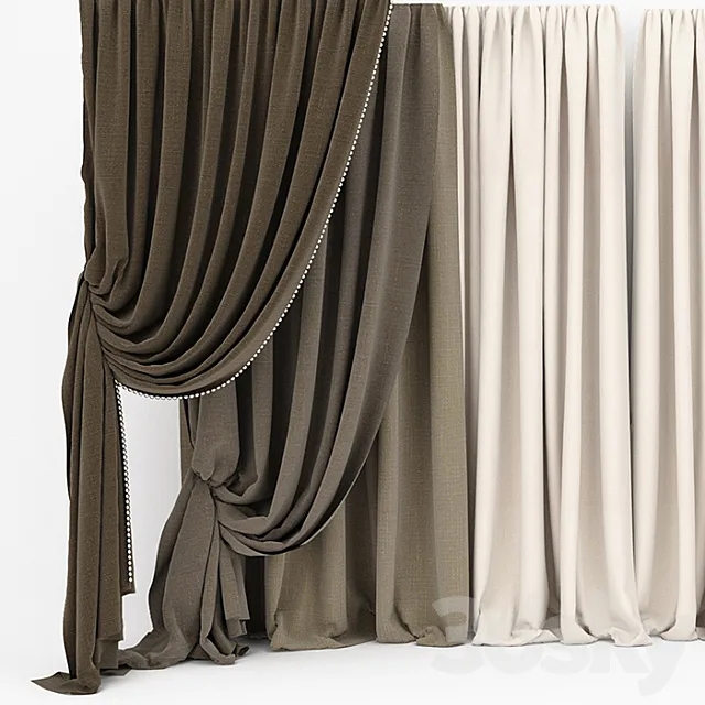 Curtain collection 06 3DSMax File