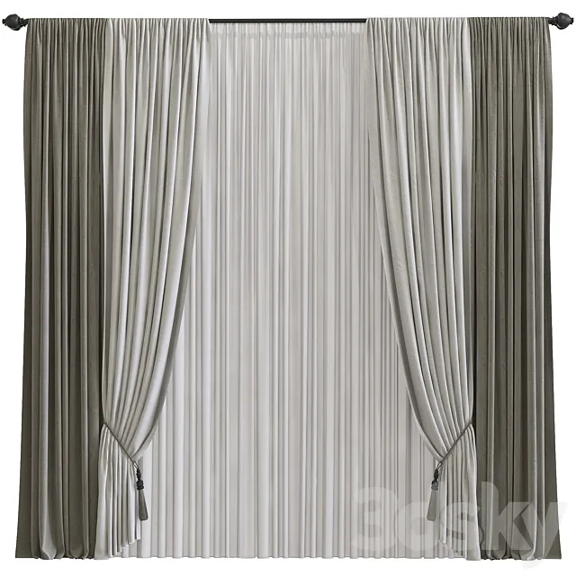 Curtain №702 3ds Max