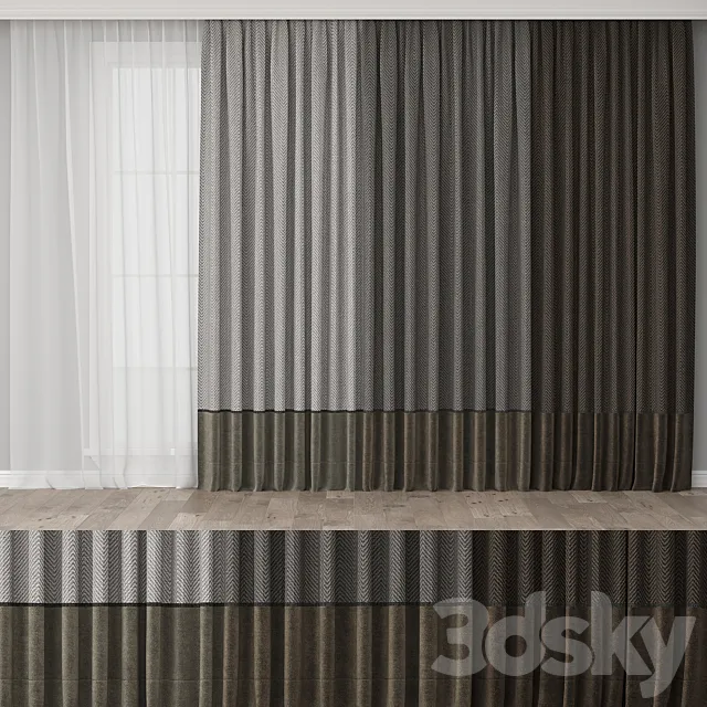 Curtain for Interior 01 3ds Max