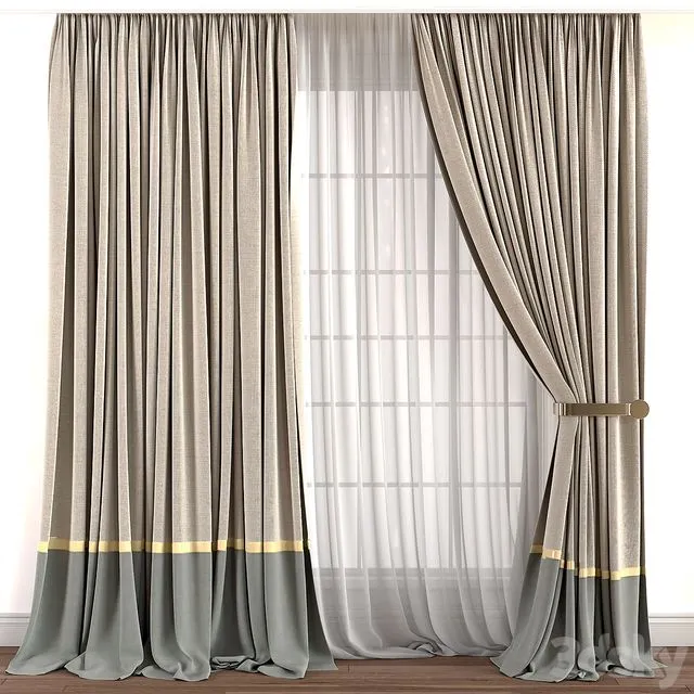 Curtain for Interior 015 3dsMax Model