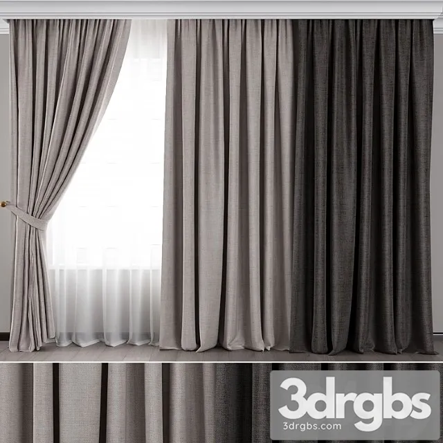 Curtain For Interior 029 3 3dsmax Download