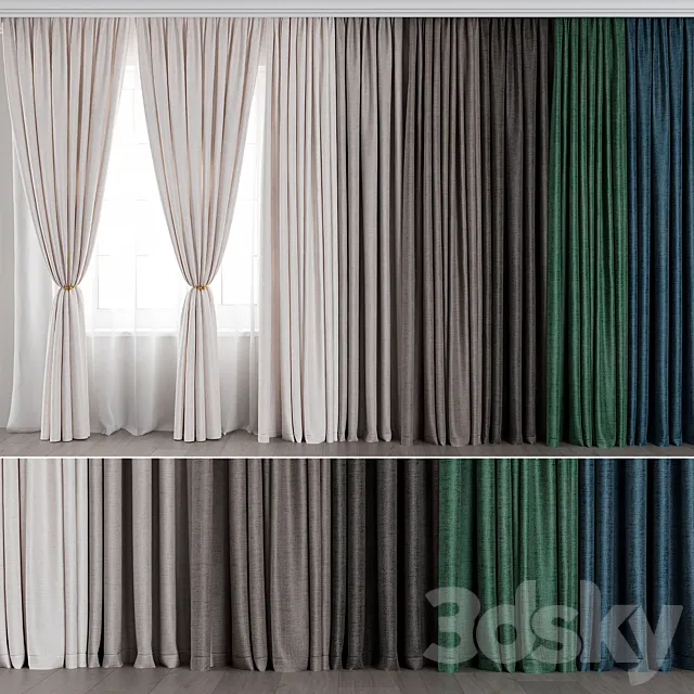 Curtain for Interior 031 3ds Max