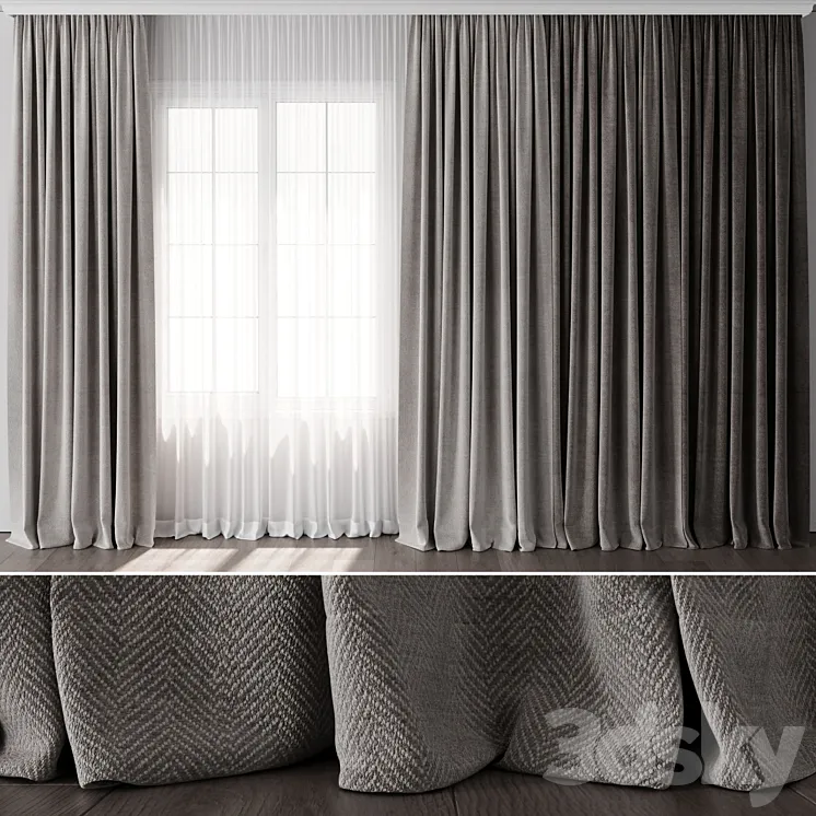 Curtain for Interior 084 3DS Max Model