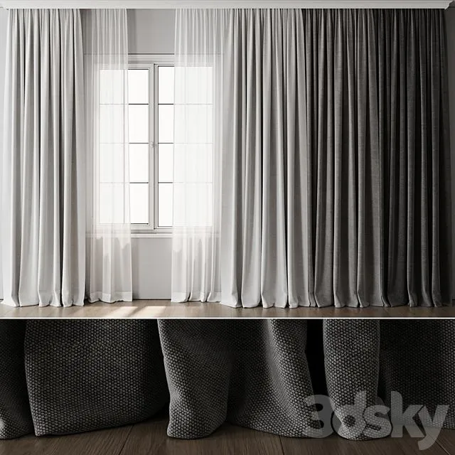 Curtain for Interior 101 3dsMax Model