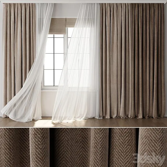 Curtain for Interior 112 3dsMax Model