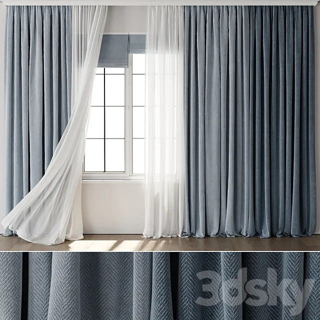 Curtain for Interior 115 3ds Max