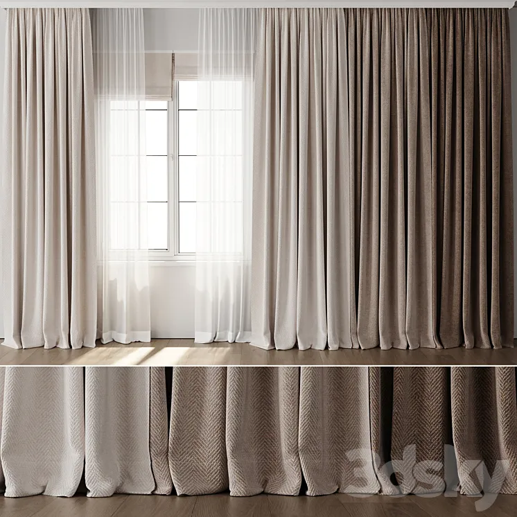 Curtain for Interior 119 3DS Max Model