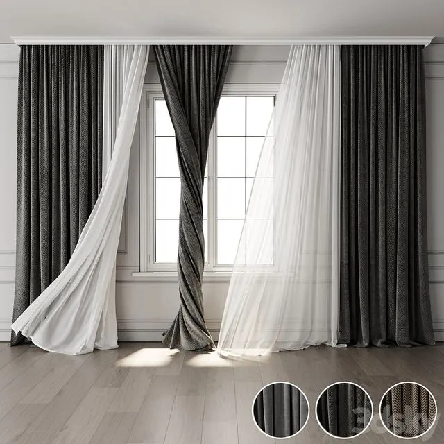 Curtain for Interior 123 3dsMax Model