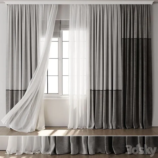 Curtain for Interior 125 3dsMax Model