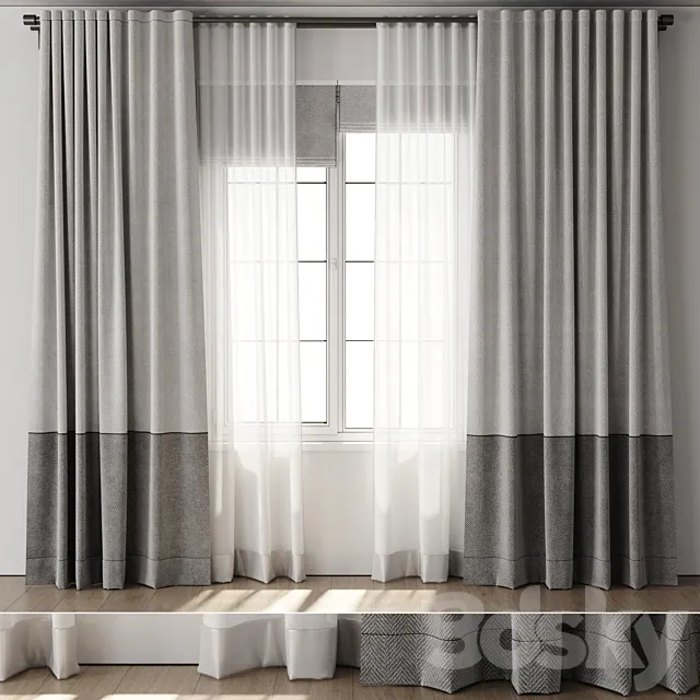 Curtain for Interior 135 3ds Max