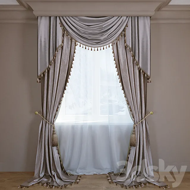 curtain luxury 3DSMax File