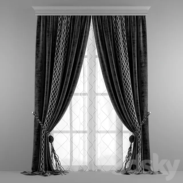 curtain optical 3ds Max