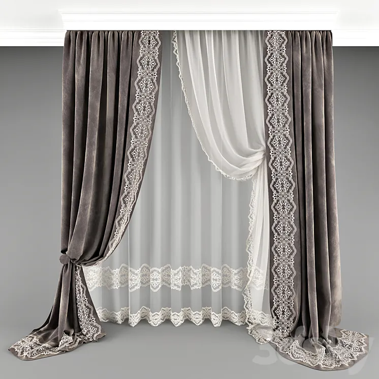 Curtain_012 3DS Max
