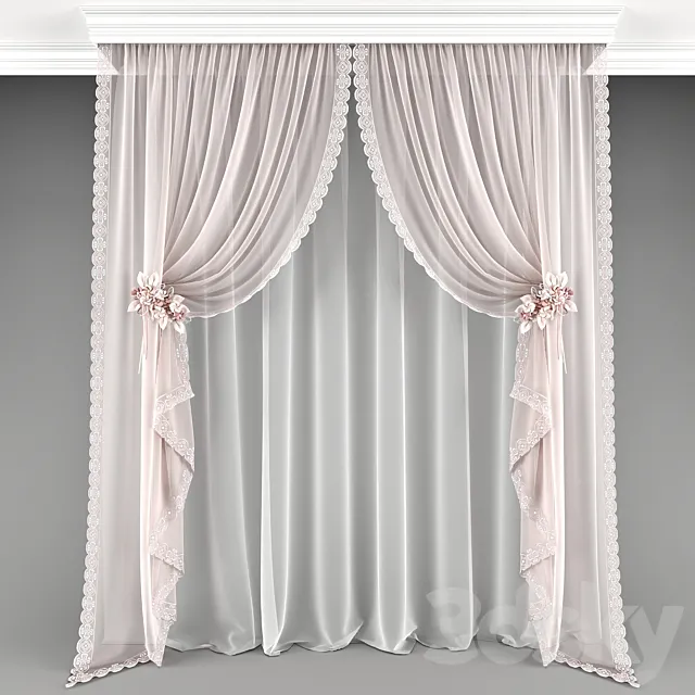 Curtain_015 3ds Max