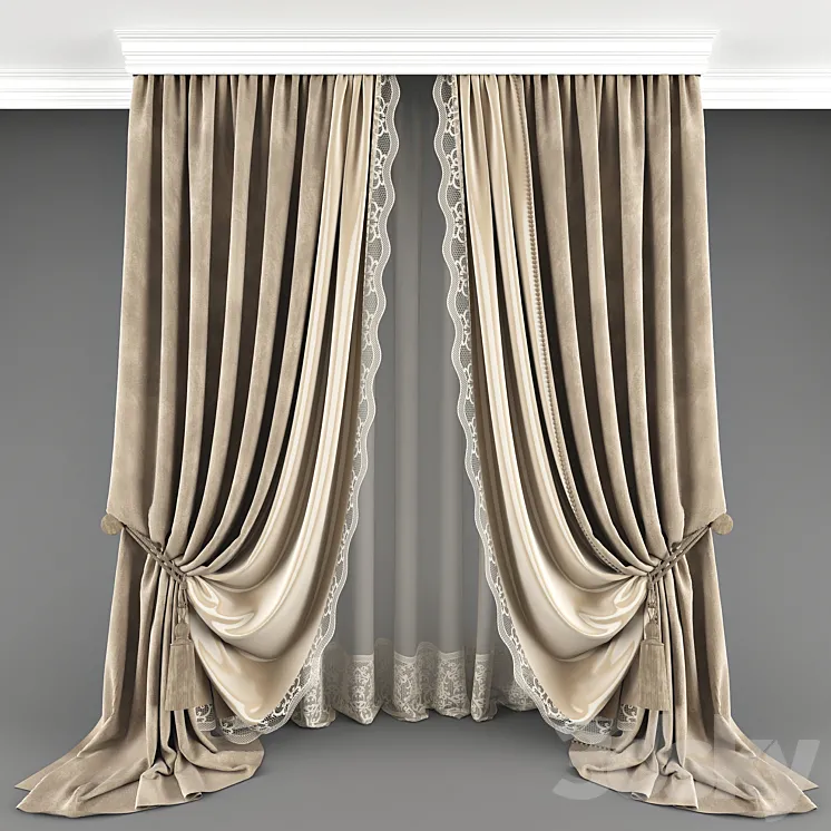 Curtain_02 3DS Max