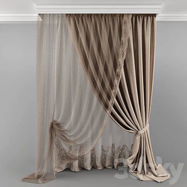 Curtain_06 3ds Max