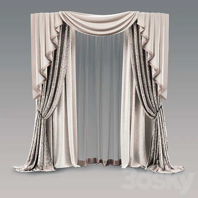 curtain_1 3DS Max Model