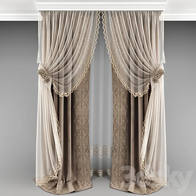 Curtain_17 3DS Max Model