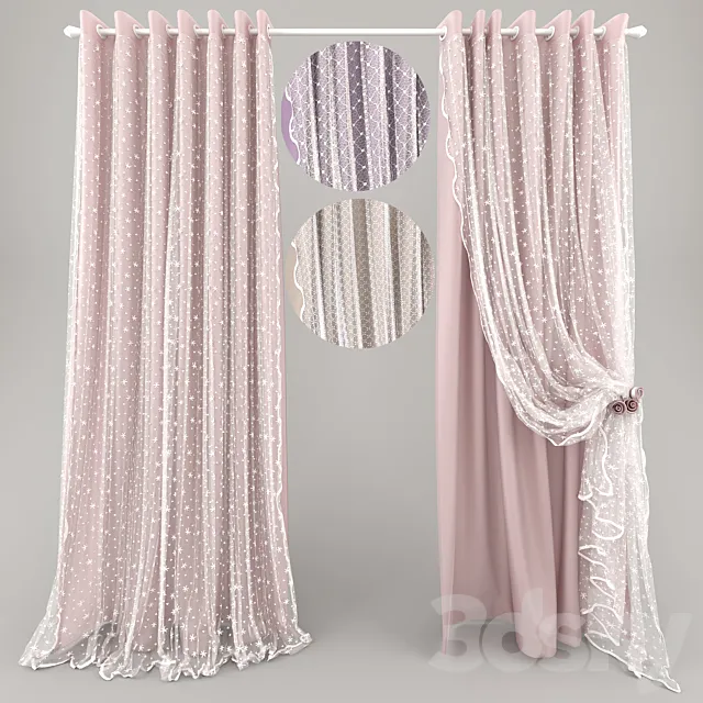 Curtain_25 3ds Max