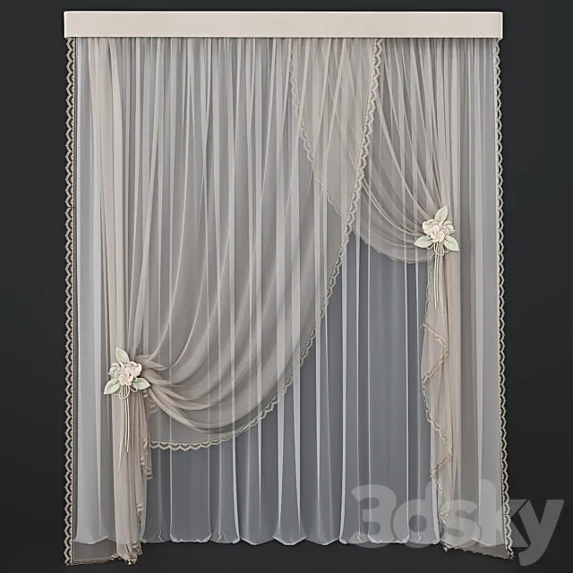 Curtain_59 3ds Max