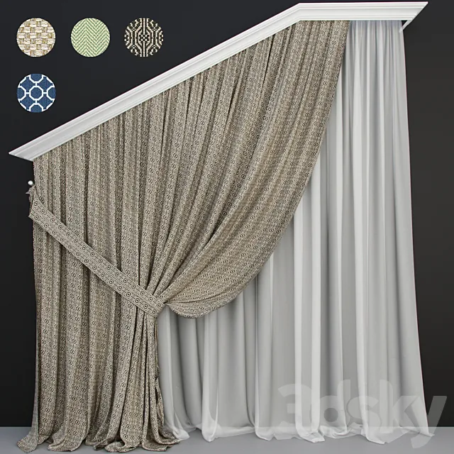 Curtain_model_1 3ds Max