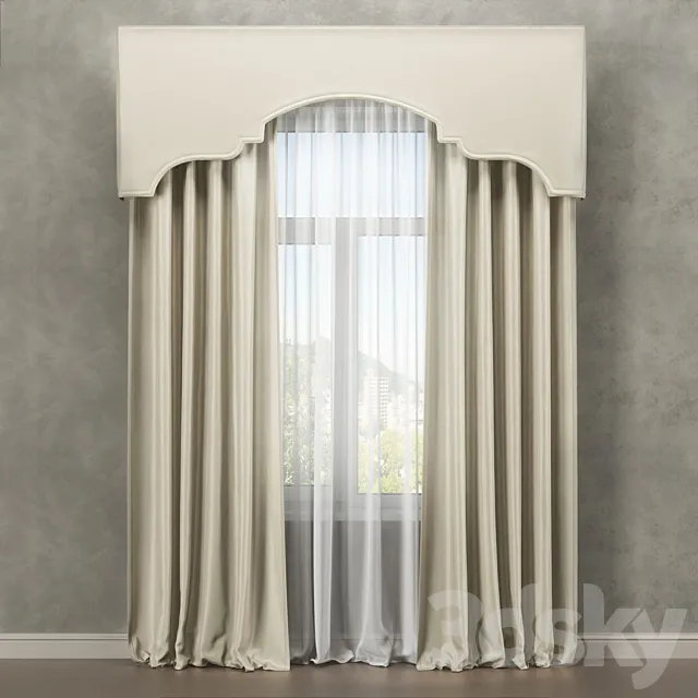 Curtains 001 3ds Max