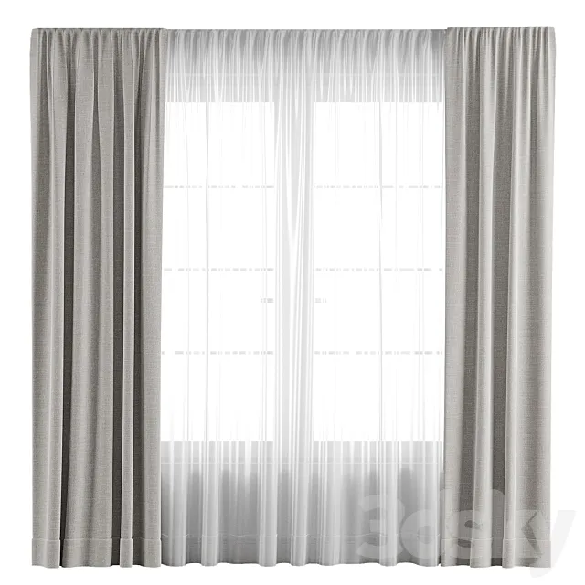 Curtains 003 3ds Max