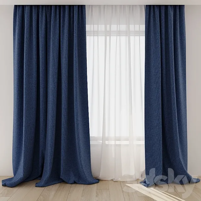 Curtains 01 3DS Max Model