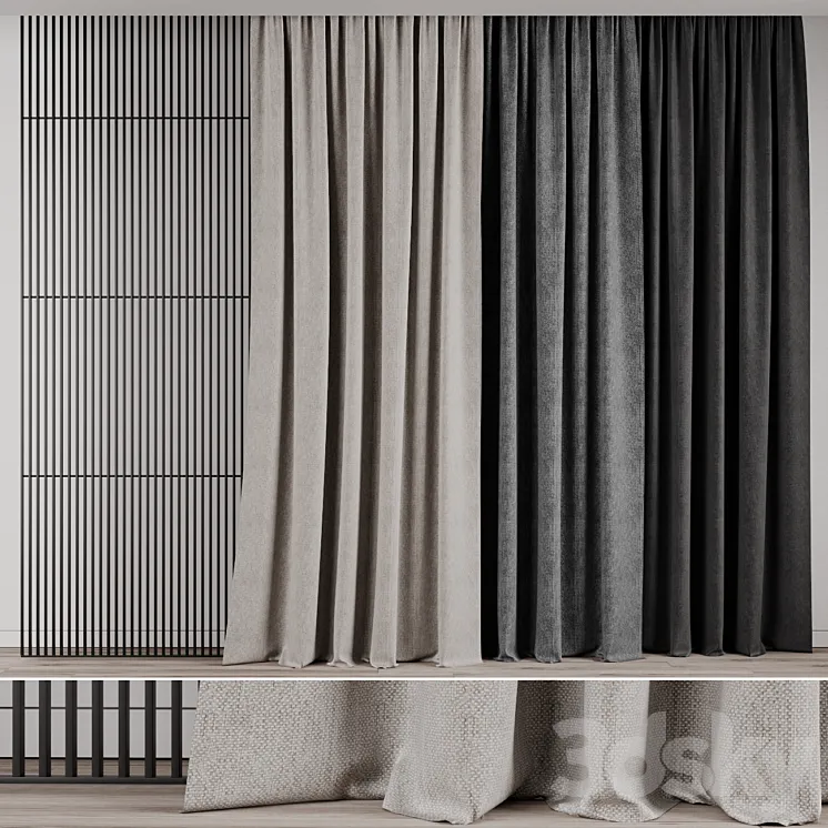Curtains 01 3DS Max