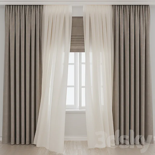 Curtains 03 3ds Max