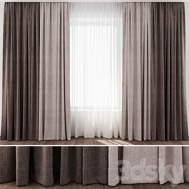 Curtains 04 3DS Max Model