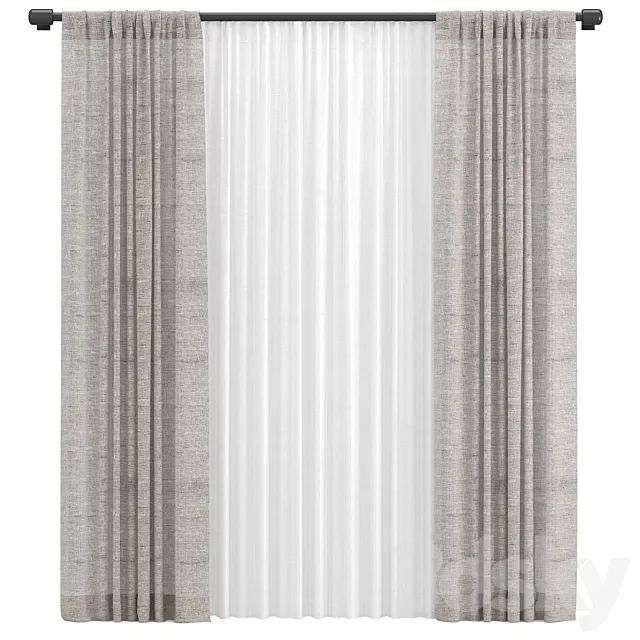 Curtains 04 3ds Max