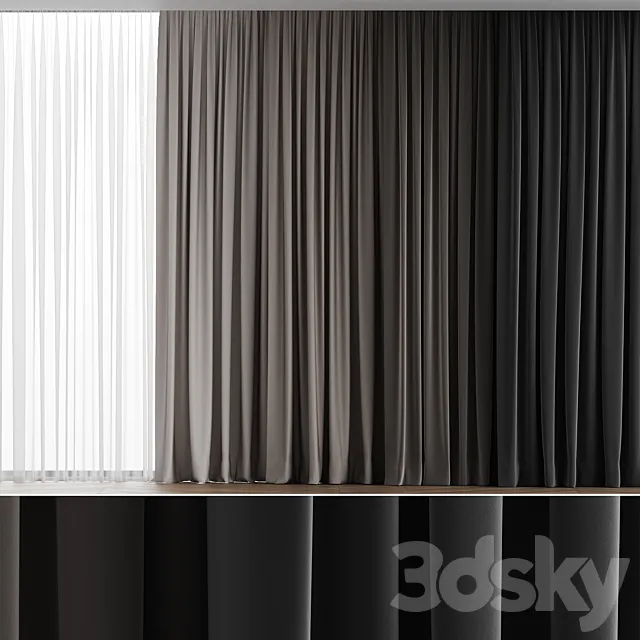 Curtains 07 3ds Max