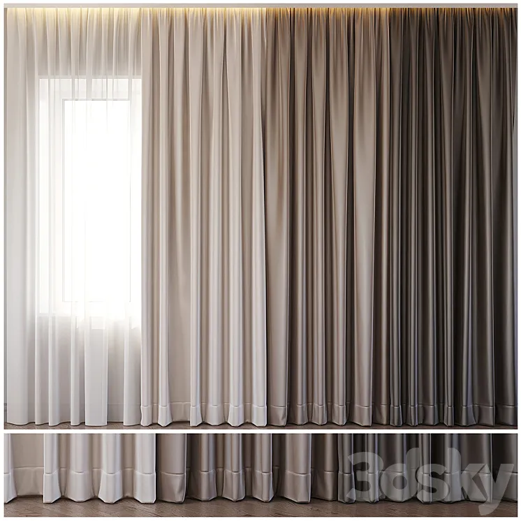 Curtains 1 3DS Max