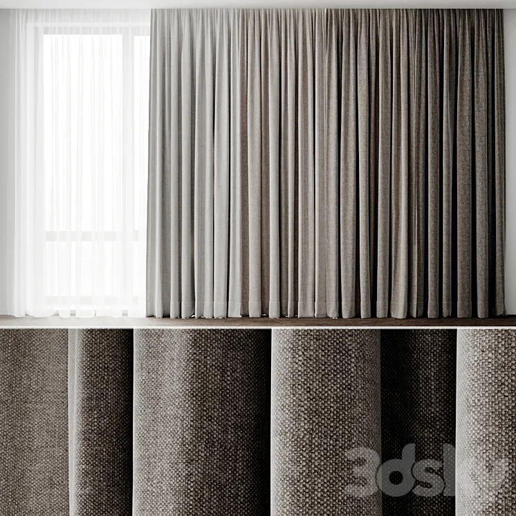 Curtains 1 3DS Max