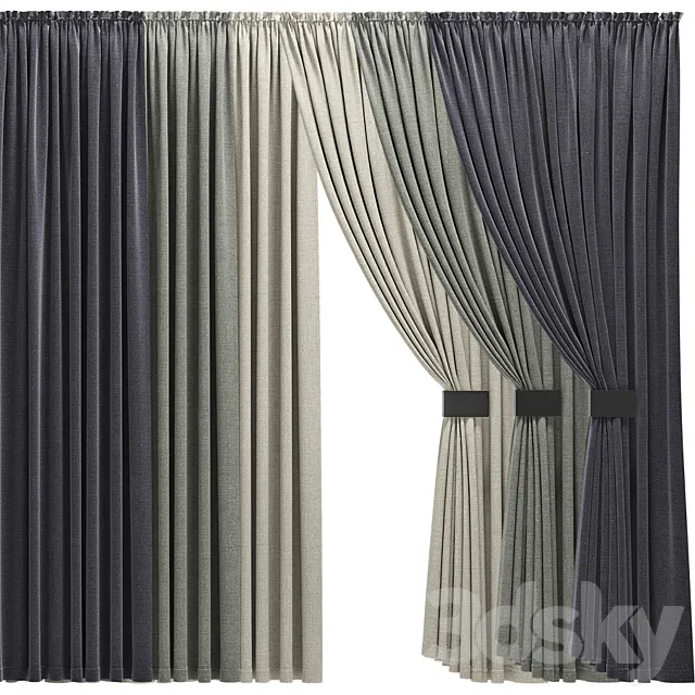 Curtains 11 3ds Max