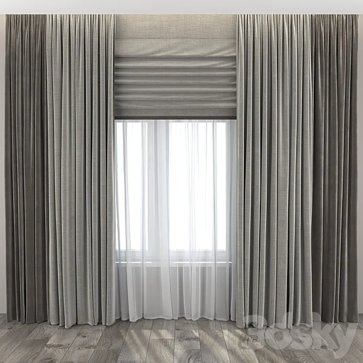 Curtains 13 3DS Max