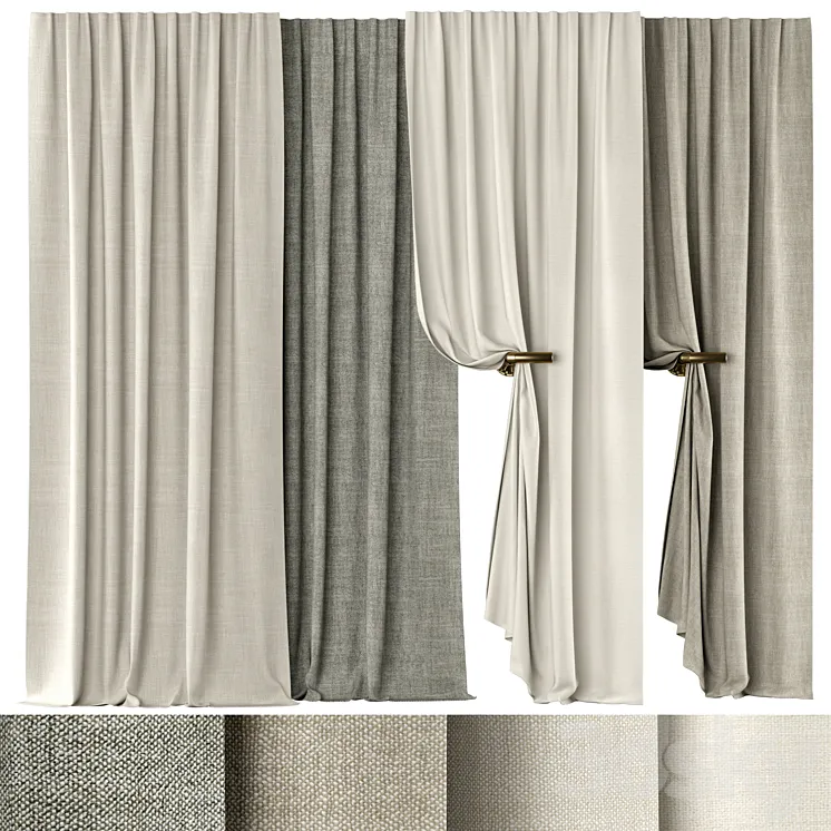 Curtains 135 | Kvadrat | Artic 3DS Max