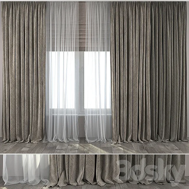 Curtains 16 3ds Max