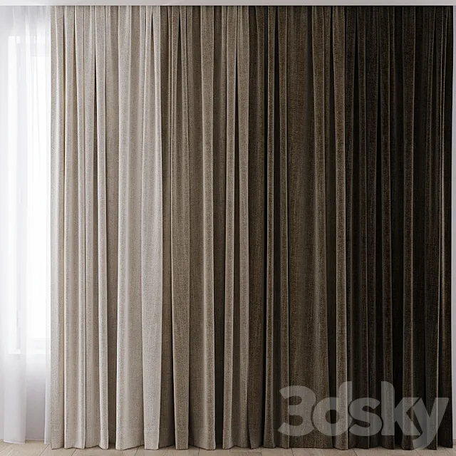 Curtains 22 3ds Max